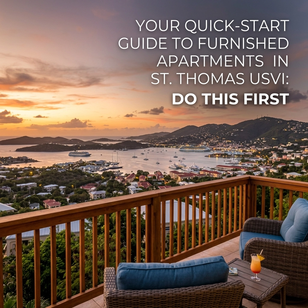 Your Quick-Start Guide to Furnished Apartments in St. Thomas USVI: Do This First